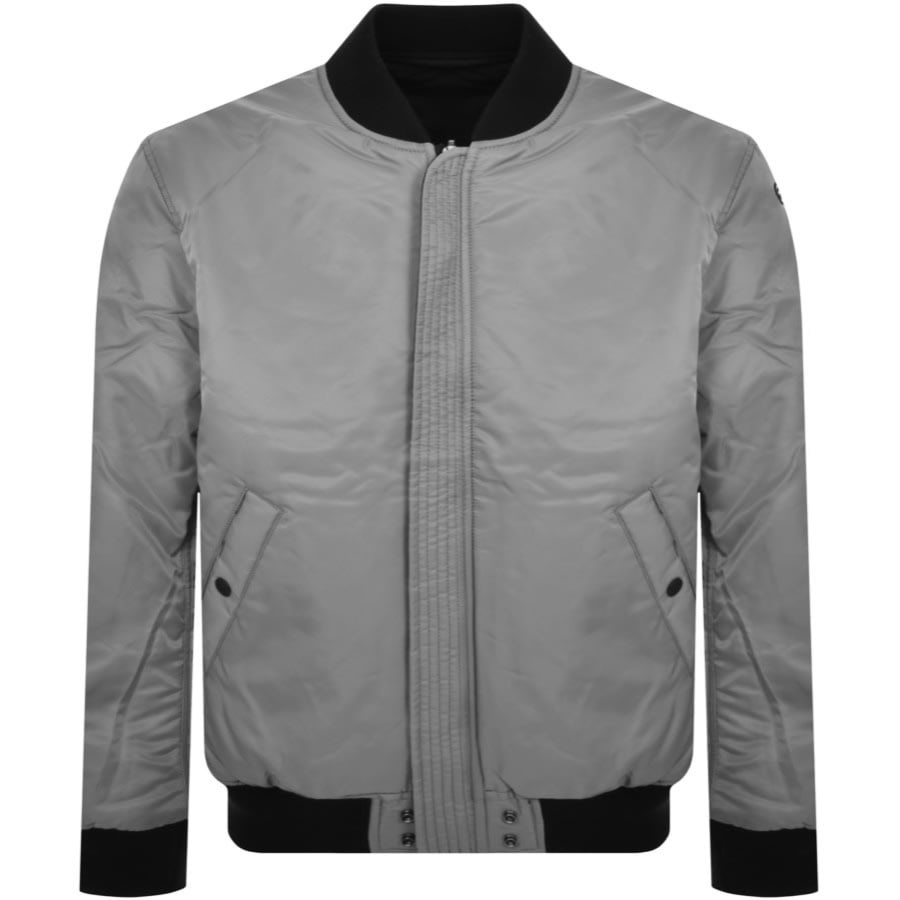 Diesel Logo J Mattan Reversible Jacket Black Mainline Menswear Denmark